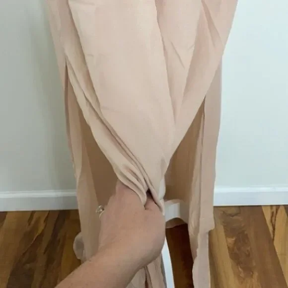 NEW Show Me Your MuMu Hacienda Formal Bridesmaid Maxi Dress Cream Size Medium - Picture 8 of 12